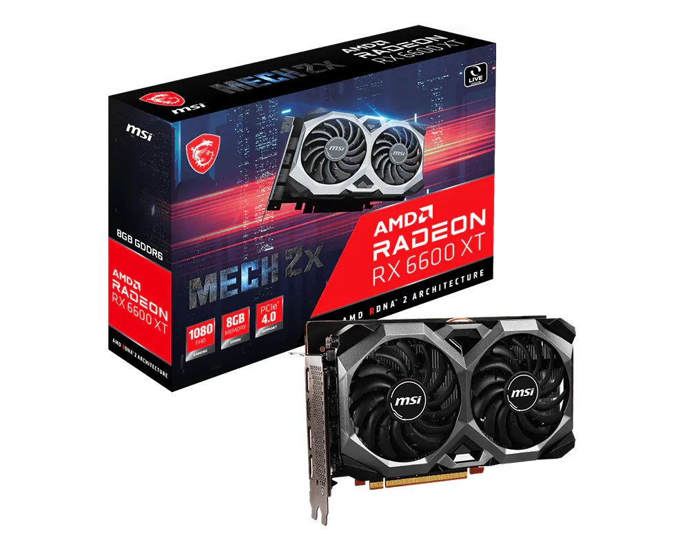 MSI Radeon RX 6600 XT MECH 2X 8G V1